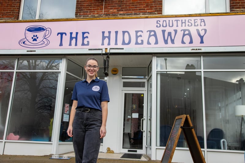 Chloe Wheelerm and her family have opened a dog friendly cafe in Southsea, offering a host of dog related activities and refreshments for their owners.
Pictured - Chloe Wheeler of Hideaway Dog Cafe
Photos by Alex Shute