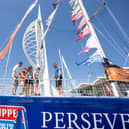 Pictured - Perseverance came 2nd in the racePhotos by Alex Shute