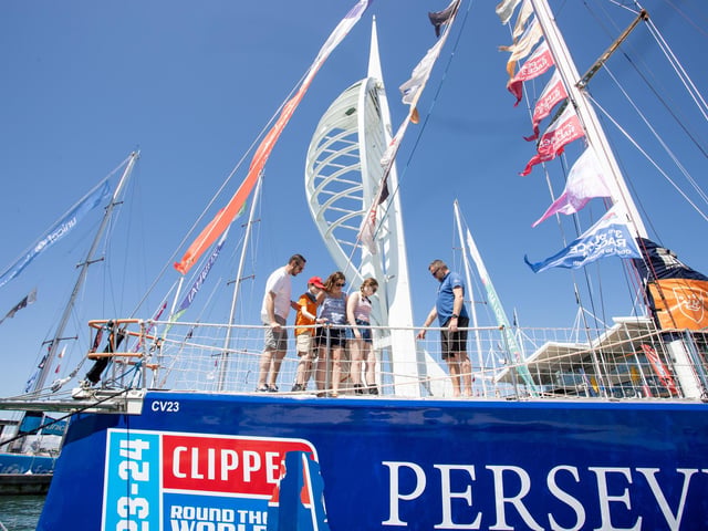 Pictured - Perseverance came 2nd in the racePhotos by Alex Shute