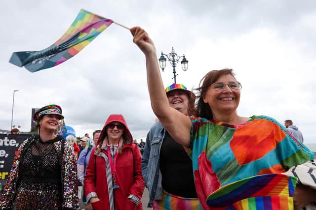 Pride attendees in Southsea
Picture: Chris Moorhouse (070625-057)