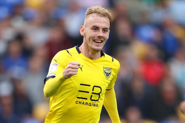 Club: Oxford United; Age: 24; Position: Centre midfield; Appearances: 29; Goals: 8; Assists: 9; WhoScored rating: 6.97