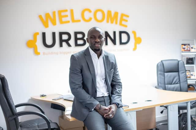 Pictured: Founder of URBOND Ousmane Drame. Picture: Habibur Rahman