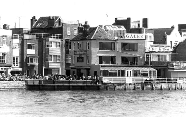 Still & West on Old Portsmouth's front in 1980. The News PP5032