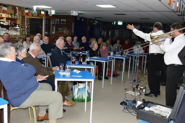 Roger Marks Cornish Armada performing for guests at Gosport Jazz Club's annual celebration of the life of Nat Gonella. Pictures: Malcolm Swire
