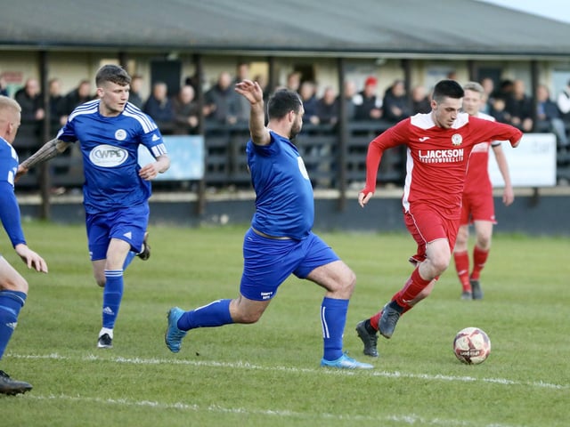 Tommy Tierney in possession. Picture by Martin Denyer