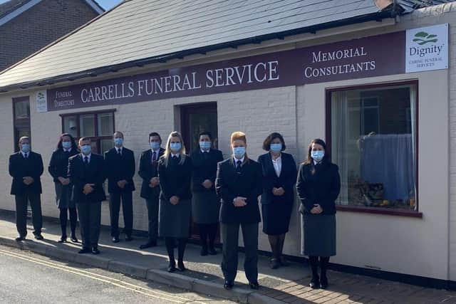 Funeral directors from Portsmouth, Havant and Gosport will be taking part in the virtual Moon and Stars Memories Walk to raise money for Rowans Hospice