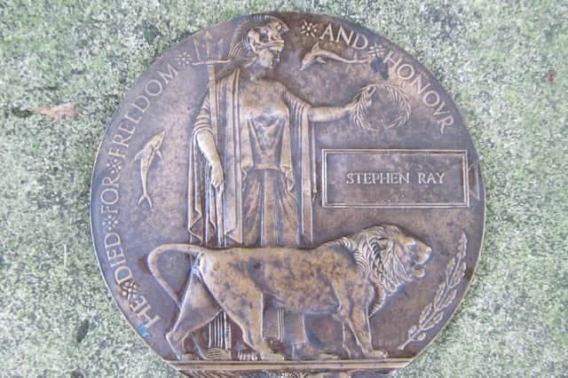 The death penny awarded to Stephen Ray. The couple who found the artefact believe Stephen was from Buckland in Portsmouth.