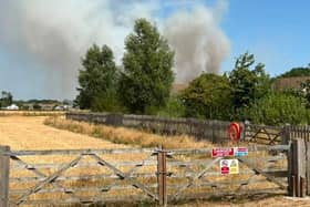 Massive fire on Hayling Island sees 50 firefighters attend scene