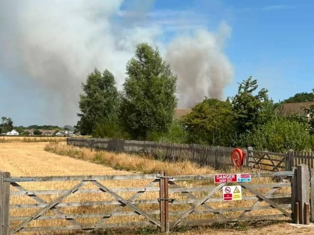 Massive fire on Hayling Island sees 50 firefighters attend scene