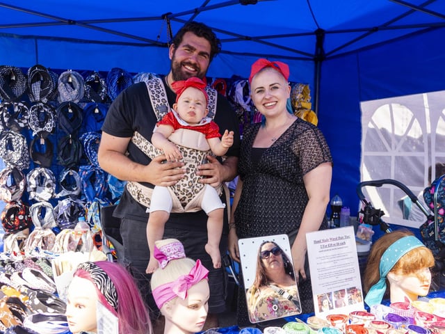 Summer in Lee has gone down a treat with families this weekend. The two-day event is back for its 8th year and the event is a brilliant combination of music wrapped around pirates, emporium and a funfair all in aid of fund raising for Children with Cancer UK.Picture: Matthew Clark Pictured: Tridys boutique and Adam at Summer in Lee