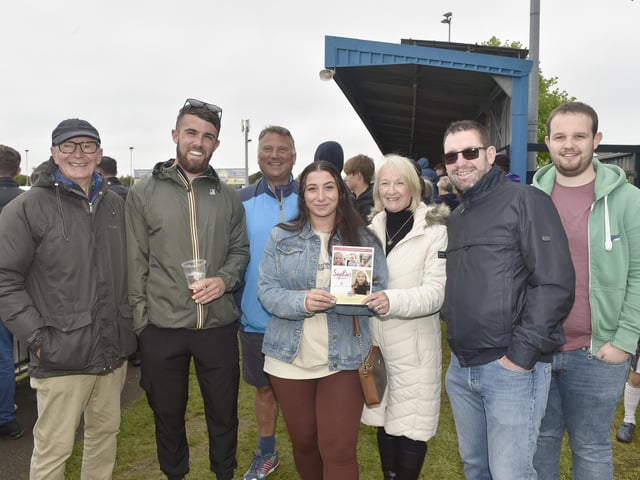 From left: David Ferguson from Bridgemary, Ed Thomas from Gosport, Chris Buckley from Havant, Senay Doyle from Gosport, Sue Ferguson from Bridgemary, Nick Humber from Gosport and Reece Humber from Southampton. Picture: Sarah Standing (080523-3805)