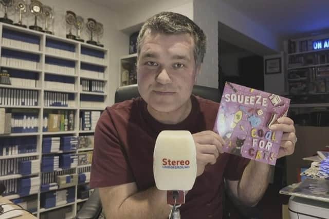 Richard Latto at the Stereo Underground control desk