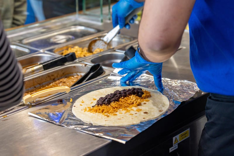 The busy preparation area at Tortilla, Gunwharf Quays.Picture: Mike Cooter