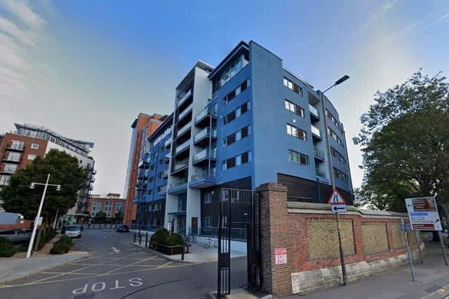 The Blue Building, Gunwharf Road, Portsmouth. Picture: Google