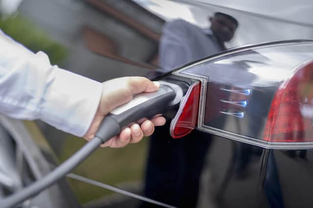 SSE talking about the rise in electric car charging points in Portsmouth in coming years.

Pictured is: Electric vehicle charing.

