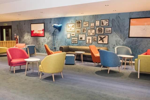 The bar are at the Gatwick Travelodge.