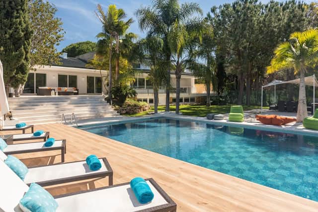 The villa in all its glory.