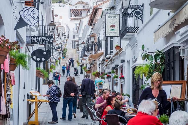 The beautiful Marbella old town.