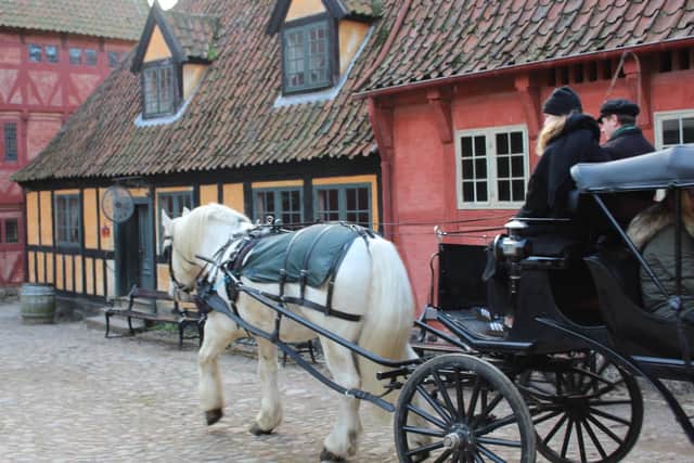 Horse and cart at Den Gamle By (The Old Town).