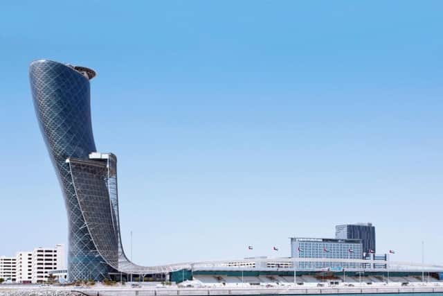 The Hyatt Capita Gate is one of a number of prestigious  hotels hoping to attract visitors to Abu Dhabi.
