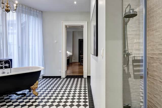 One of the bathrooms at the Gorki Apartments.