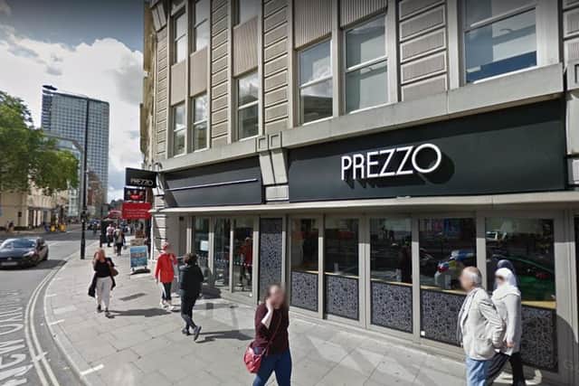 Up to 100 of 300 British Prezzo branches could close (Photo: Google Street View)