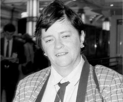Ann Widdecombe in 1989, before her TV celebrity days
