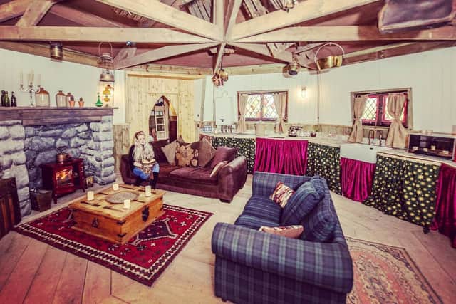 The main living room in the Grounds Keeper's cottage (Photo: Charlotte Graham)