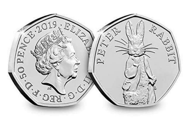 The Royal Mint has this week released a special edition 2019 Peter Rabbit 50p coin (Photo: Royal Mint)