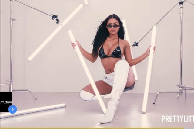 The advert was considered 'offensive' and 'irresponsible' (Photo: Pretty Little Thing/YouTube)