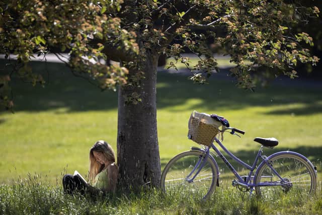The Met Office is predicting another hot spell this weekend, with the temperature set to soar to 34C in parts of the country (Photo by Dan Kitwood/Getty Images)