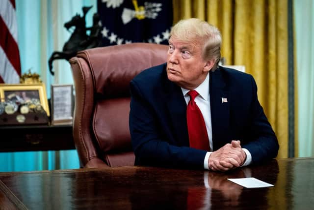 President Trump's administration have bought up the entire stock of a key Covid-19 drug (Getty Images)