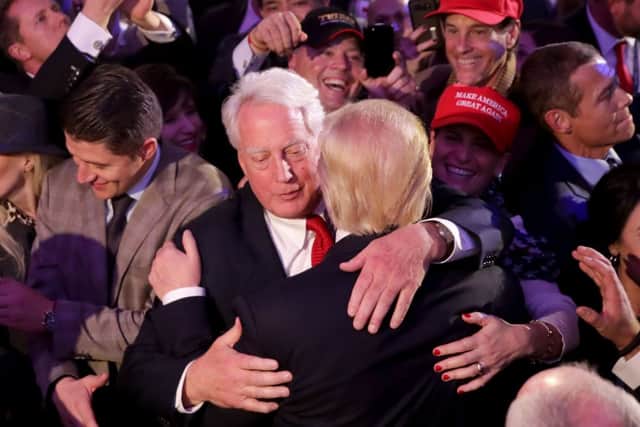 President Trump hugging his brother Robert (Photo: Chip Somodevilla/Getty Images)