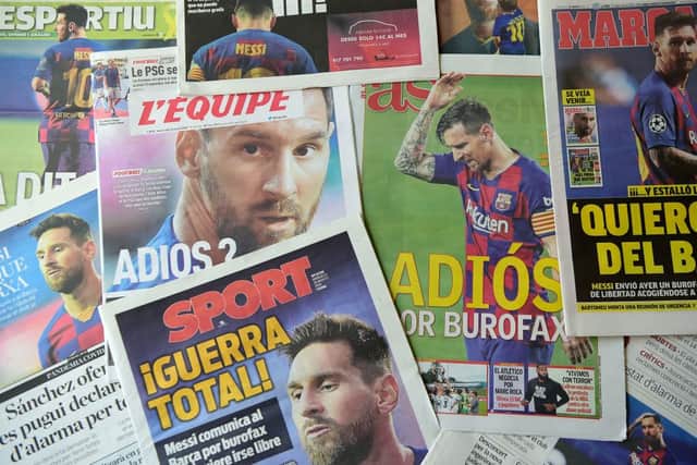 Lionel Messi is on the verge of leaving Barcelona (Getty Images)