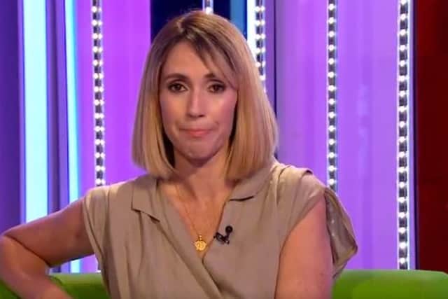 The presenter expressed her condolences for Motts' family (Photo: BBC/The One Show)