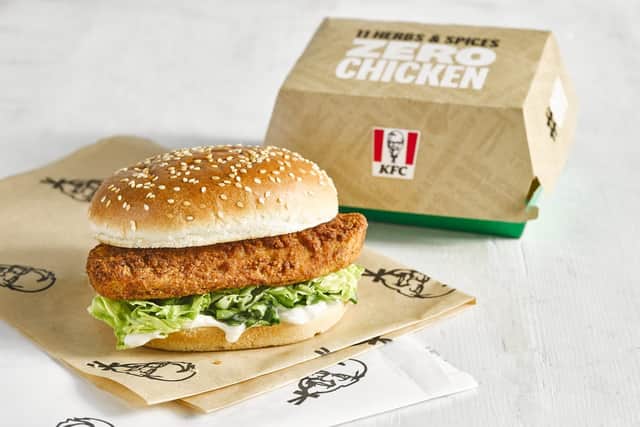 The vegan burger returns as a permanent fixture to the menu in 73 restaurants UK-wide (Photo: KFC)