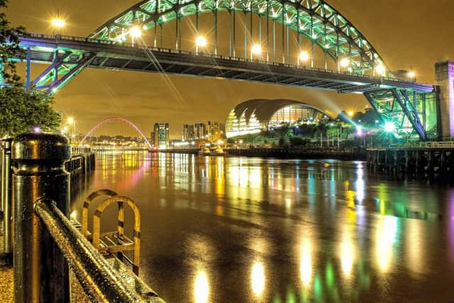 The famous Tyne Bridge