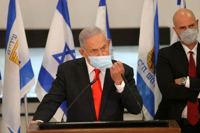 Prime Minister Benjamin Netanyahu announced a second national lockdown on Sunday night (Getty Images)