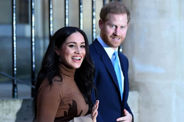 The Duke and Duchess of Sussex have confirmed they will not be returning as working members of the royal family (Photo: Getty Images)