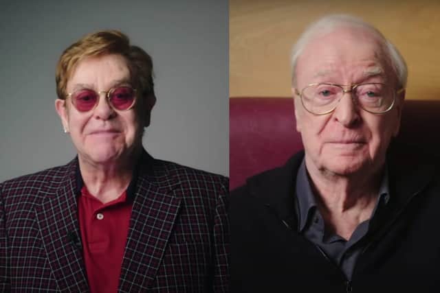 The two entertainers appeared in a new video encouraging people to get vaccinated against Covid-19 (Photo: NHS England)