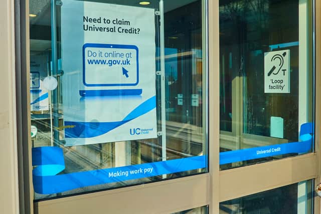 4.5m Universal Credit claims have been made since the Covid pandemic started - more than a third of the all-time figure (Photo: Shutterstock)