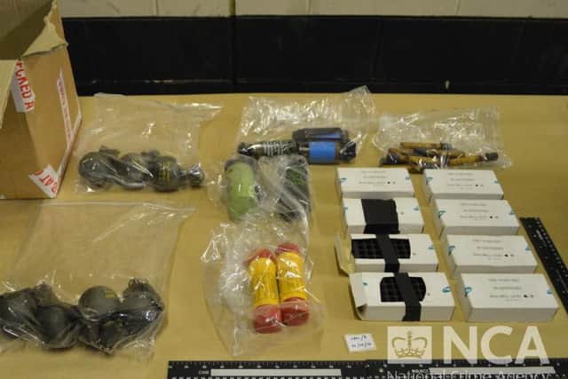 Items seized in the Martin Shannon investigation. Picture: NCA