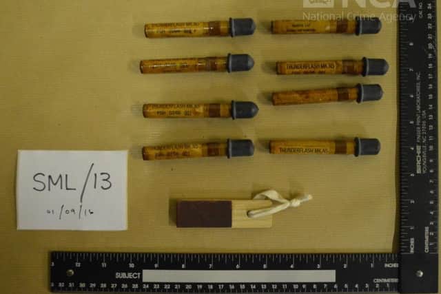 Items seized in the Martin Shannon investigation. Picture: NCA