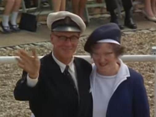 Alec Rose on his return,  with his wife Dorothy