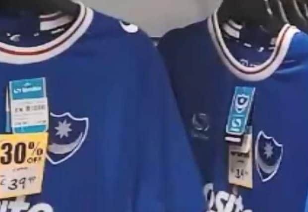 Pompey's new home kit is now on sale
