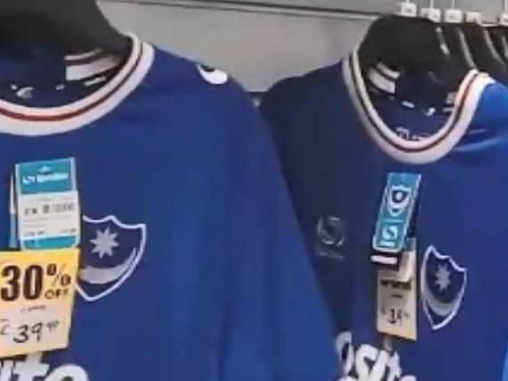 Pompey's new home kit is now on sale