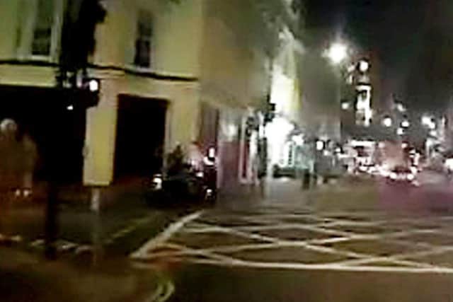 A screen shot from the video