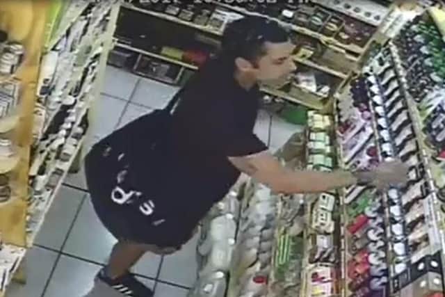 An image from the CCTV given to police