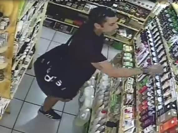 An image from the CCTV given to police