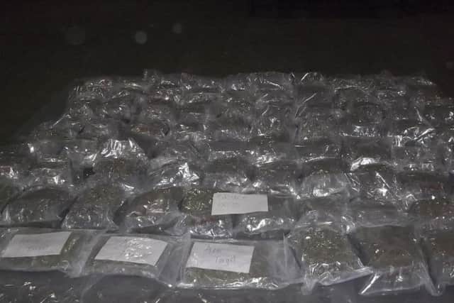 The skunk cannabis smuggled by Camara Menendez